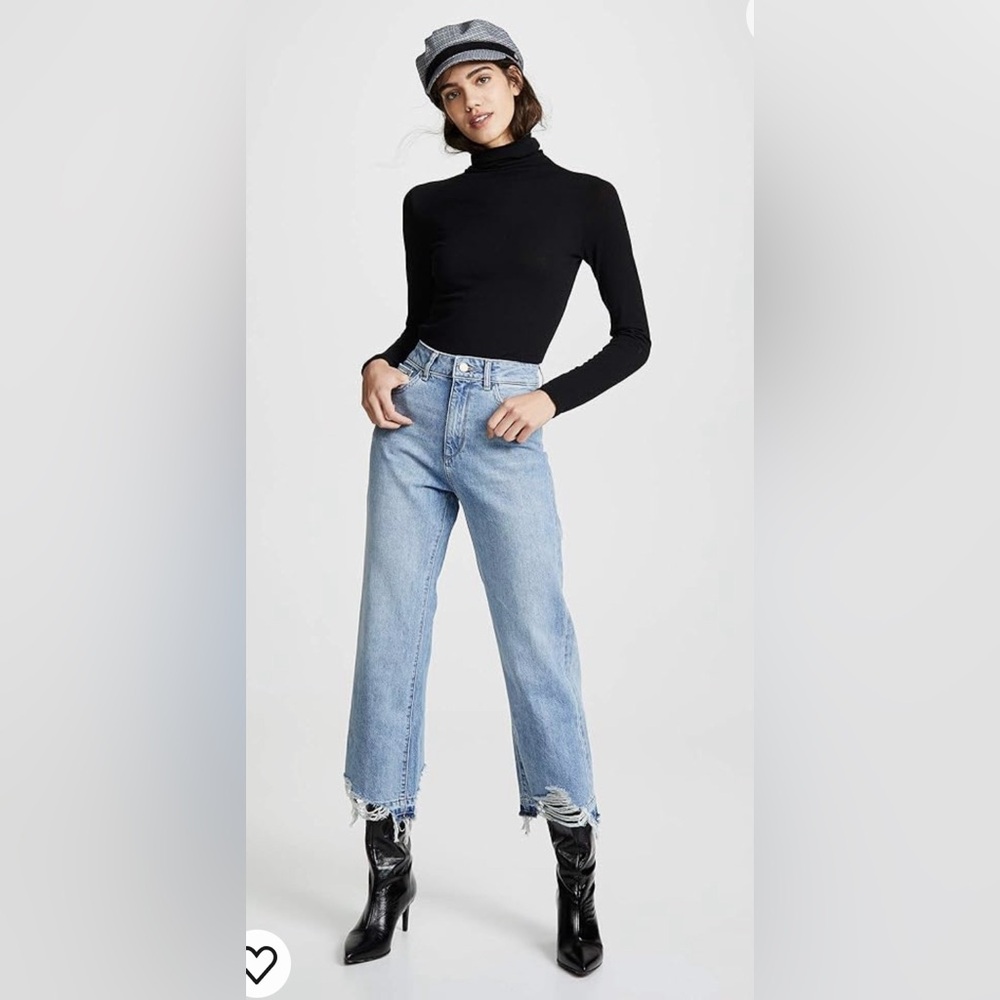 NWT Dl 1961 Hepburn wide leg jeans